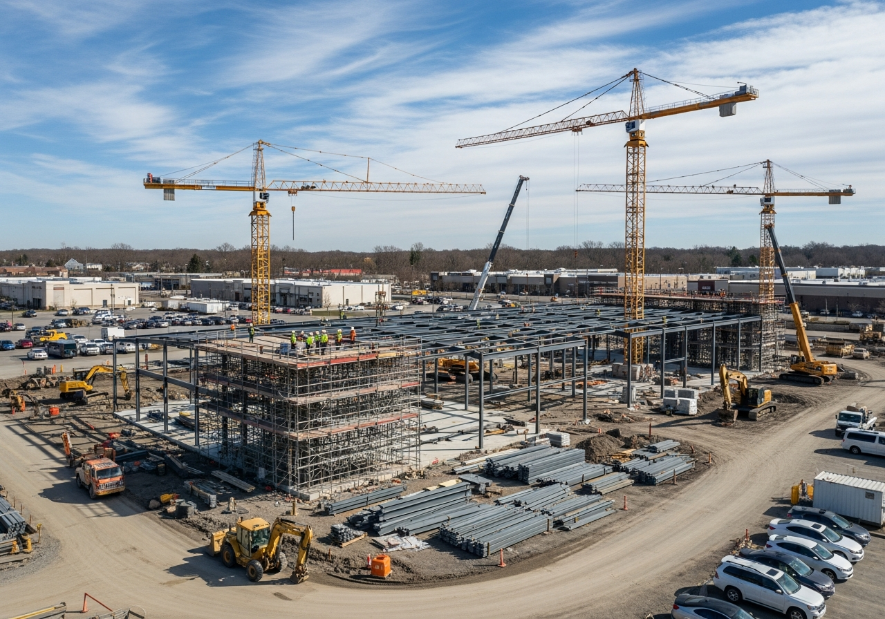 Active construction monitoring